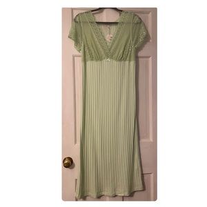 Frou Frou Cap Sleeve Slip Nightgown - Large